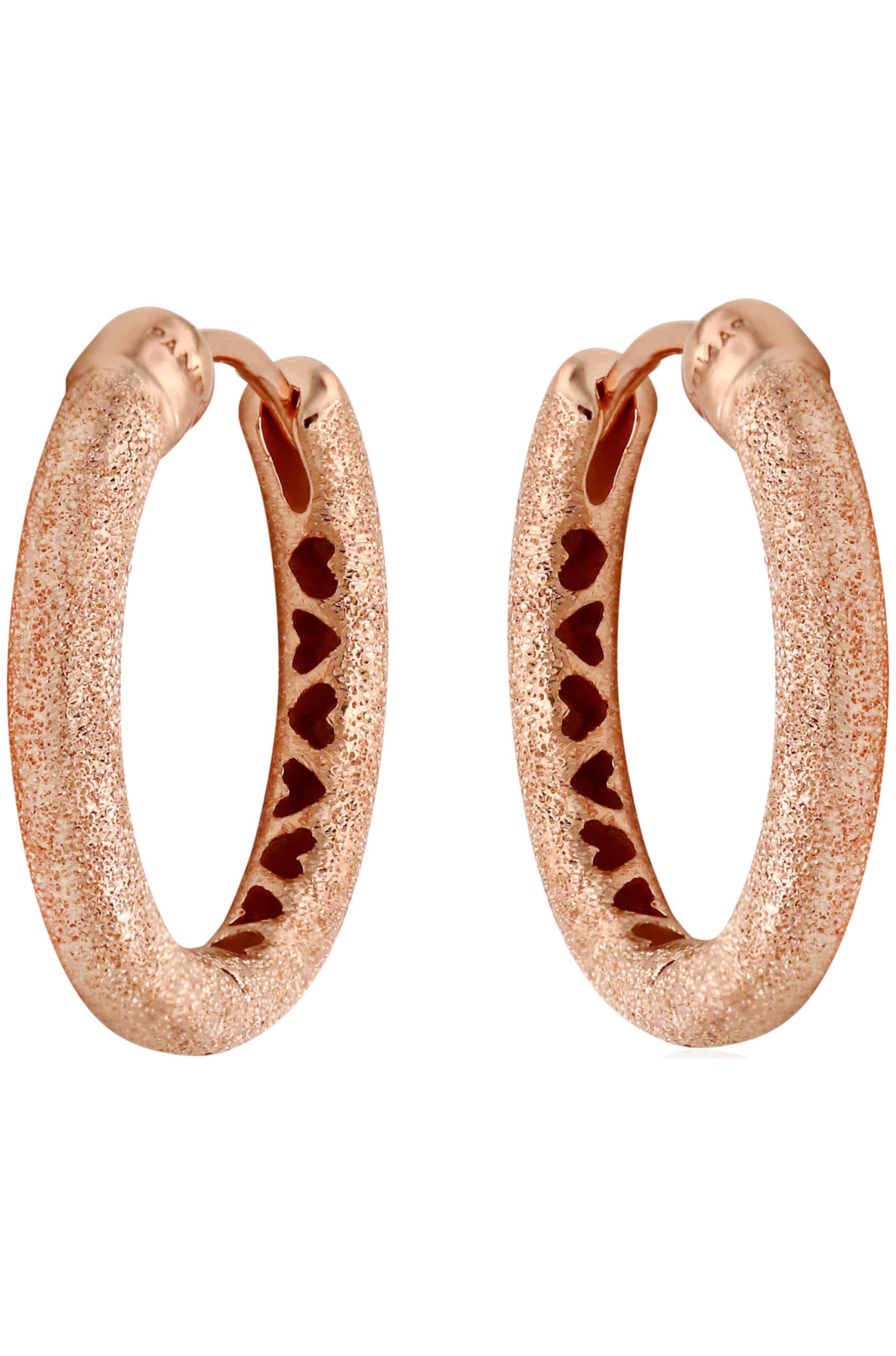 PANDORA Matte Brilliance Hoop Earrings Walmart