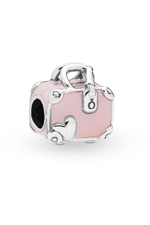 Pink Travel Bag Charm
