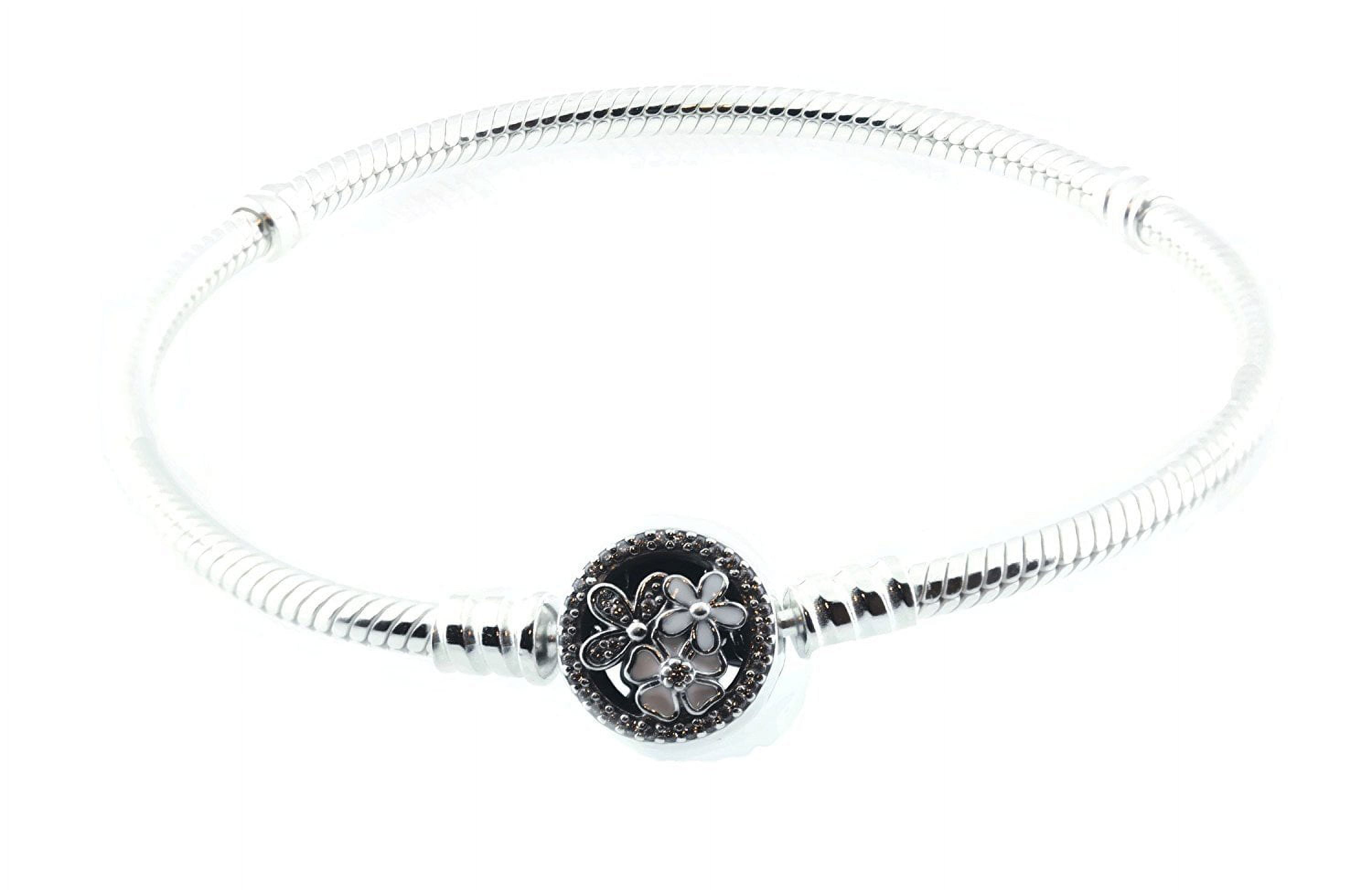 PANDORA Poetic Blooms Bracelet Mixed Enamels Clear CZ 590744CZ 20 cm 7.9 in Walmart