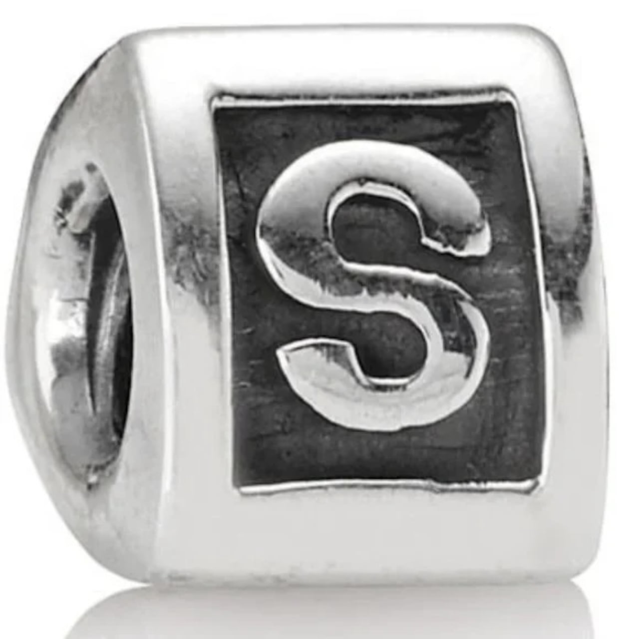PANDORA Retired Sterling Silver Alphabet Bead - Letter S - 790323S