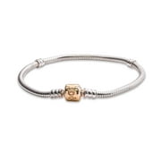 PANDORA Silver Charm Bracelet With 14K Gold Clasp