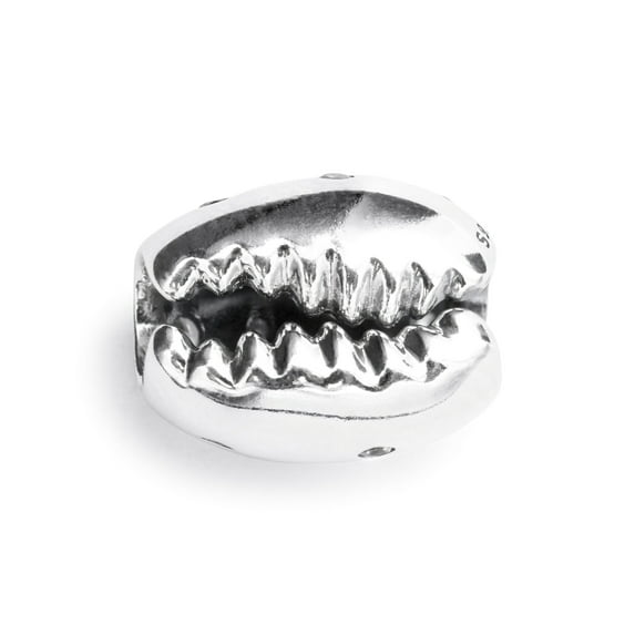 PANDORA Sparkling Coffee Bean Shell Charm
