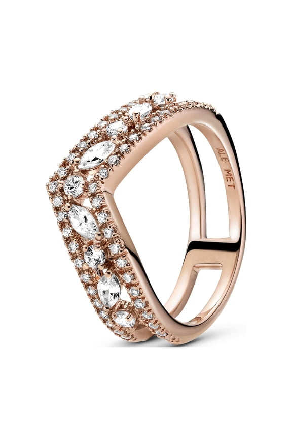 Sparkling Marquise Double Wishbone