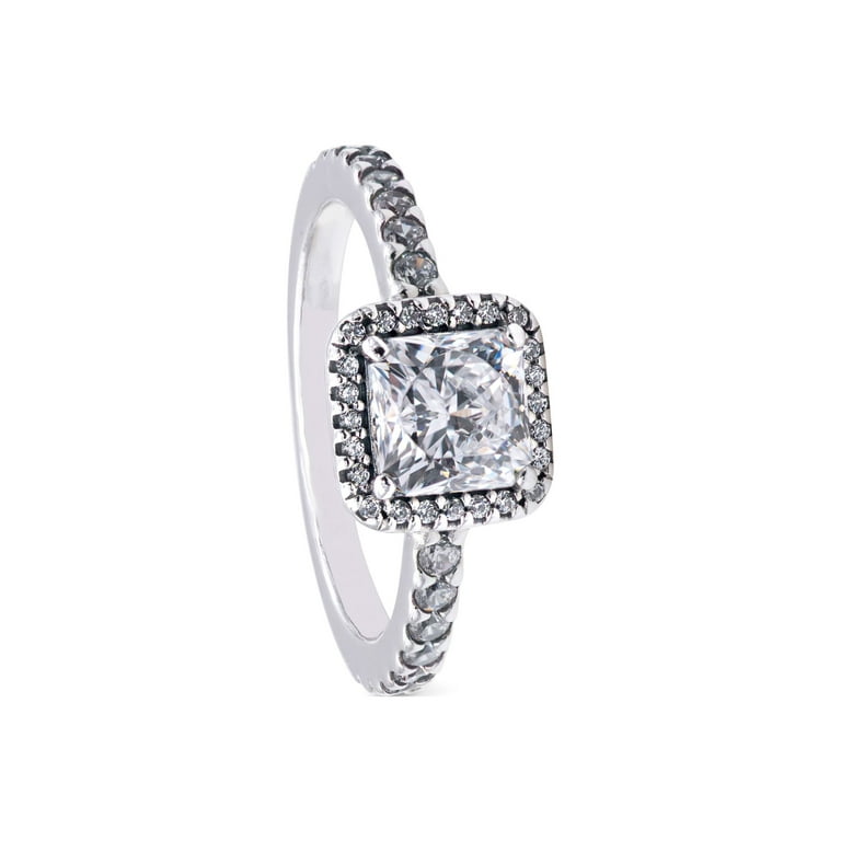 Pandora Sparkle Halo Ring, Sterling Silver Stackable Jewelry