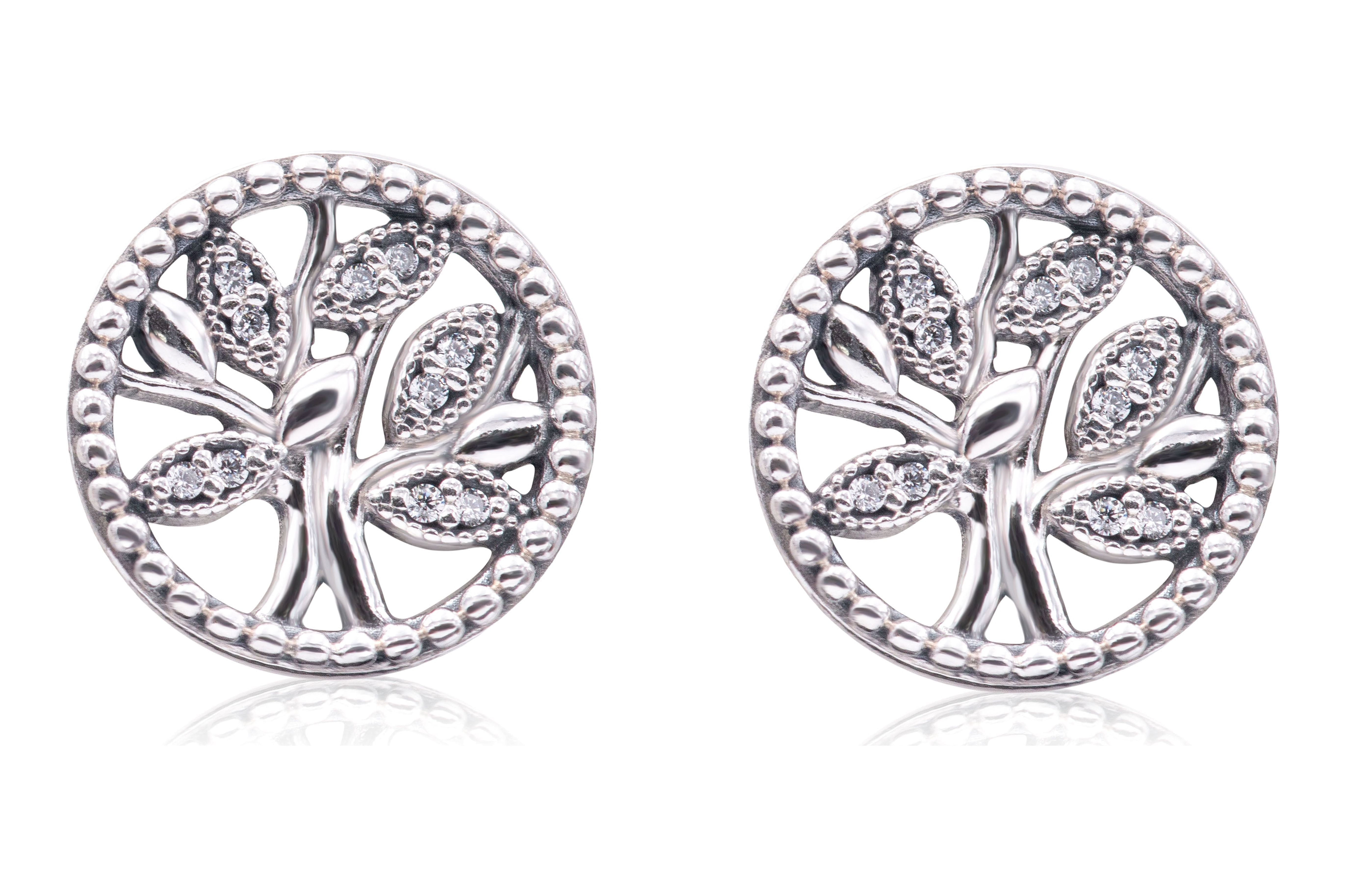 Pandora tree earrings deals