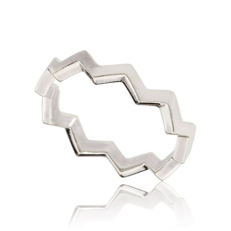 Zig zag pandora ring deals
