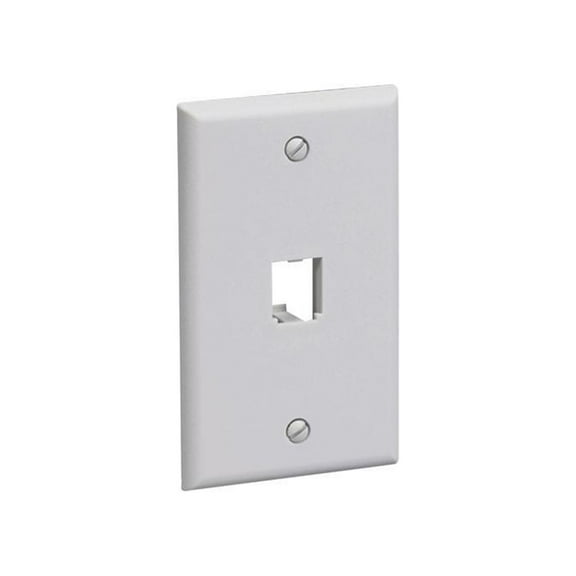 Panduit CFP1WH 1-Gang 1-Port Faceplate, White