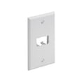 thumbnail image 1 of PANDUIT 2 Socket Mini-Com Classic Faceplate (cfp2wh), 1 of 4