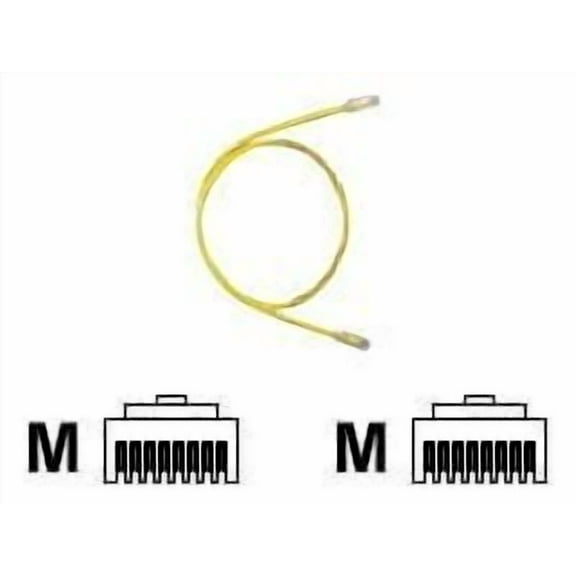 Panduit Tx6 Plus Patch Cable Rj-45 (m) To Rj-45 (m) 3 Ft Utp Cat 6 Booted, Stranded Yellow