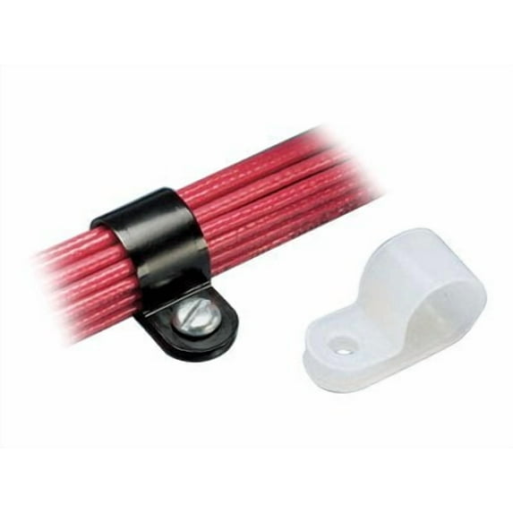 Panduit Cable Clamp,Screw-On,Screw,Natural,PK100 CCH38-S10-C