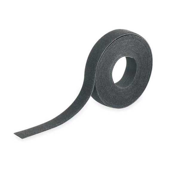 Cable Tie, 15 ft L, 1/4 in Max Bundle Dia., Black, Nylon, 50 lb Strength HLS-15R0