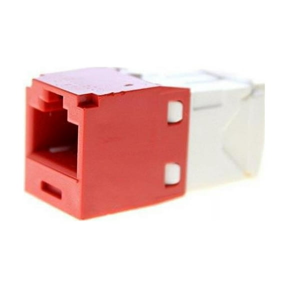 Panduit CJ688TGRD Category-6 8-Wire TG-Style Jack Module, Red