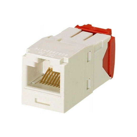Panduit CJ5E88TGIW Category-5E 8-Wire TG-Style Jack Module, Off White