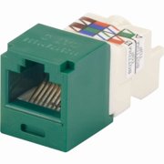 Panduit CJ688TPGR Category-6 8-Wire TP-Style Jack Module, Green, 4-Pair