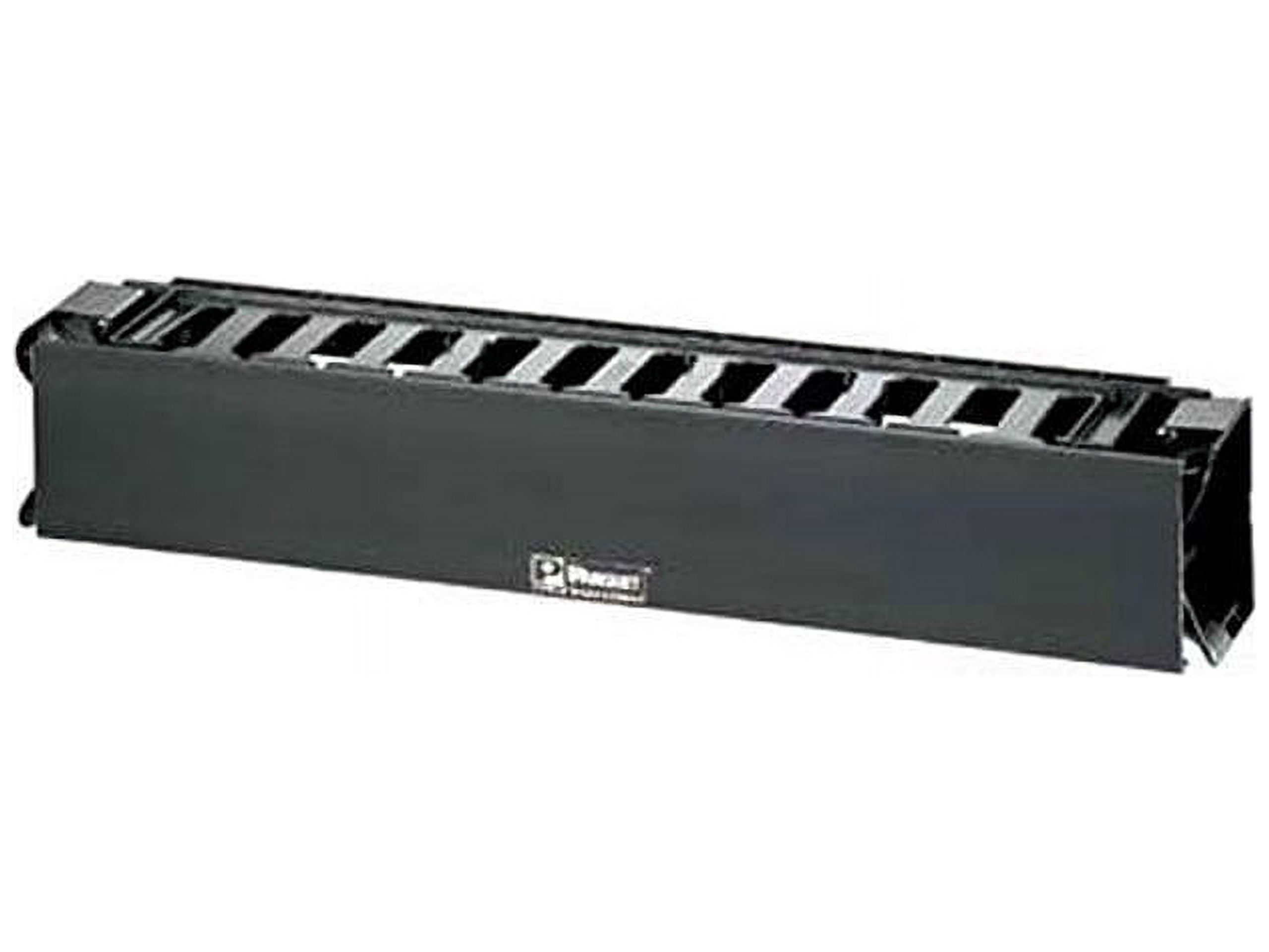 PANDUIT PatchLink Horizontal Cable Manager - Cable Manager - Black - 2U ...