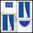 thumbnail image 1 of PANELS OR VALANCES SOLID BLACKOUT ROD POCKET FOAM LINED WINDOW CURTAIN TREATMENT, 1 of 2