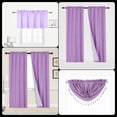 thumbnail image 1 of PANELS OR VALANCES SOLID BLACKOUT ROD POCKET FOAM LINED WINDOW CURTAIN TREATMENT, 1 of 2