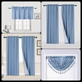 thumbnail image 1 of PANELS OR VALANCES SOLID BLACKOUT ROD POCKET FOAM LINED WINDOW CURTAIN TREATMENT, 1 of 2