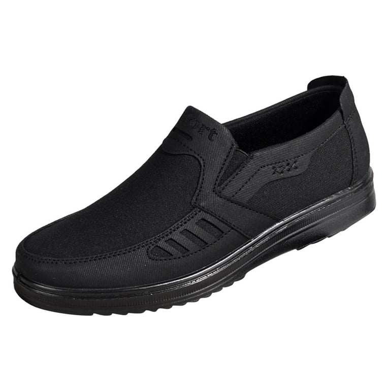Stylish black non slip shoes deals