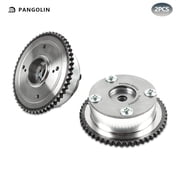 PANGOLIN 2Pcs Exhaust & Intake VVT Timing Camshaft Gear Sprocket 24370-2E010 24350-2E011 Fit for 2011-2014 Elantra, for 2012-2013 Kia Soul Replace Part OE 243502E010 243502E011