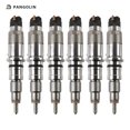 thumbnail image 1 of PANGOLIN 6Pcs Fuel Injector 0445120231 Fits for Komatsu PC200-8, Hitachi ZW180, Hyundai HL770-7A for Engine Cummins QSB6.7 Common Rail Injectors Replacement Part OE 0445120059, 0 445 120 059, 1 of 7