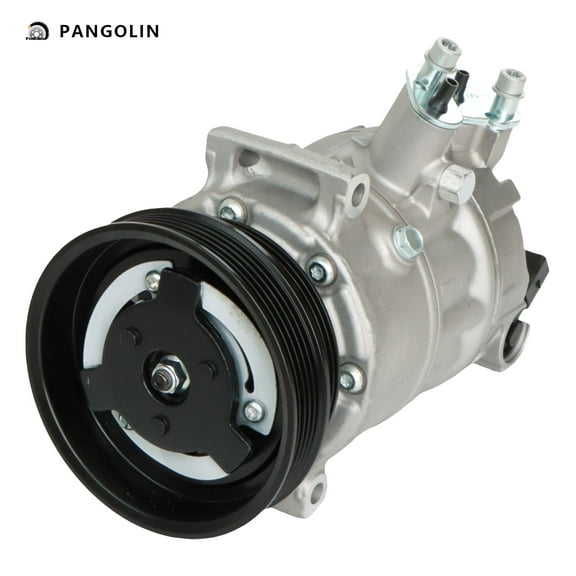 PANGOLIN A/C Compressor CO 4574JC Fits for 2006-2014 VW Beetle Golf Jetta Passat Cabrio Rabbit R32 2.5L Front Air Conditioning Compressor Replace Part OE 97567, 197567, AIG567