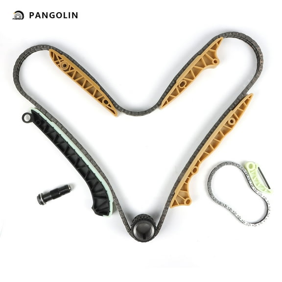 PANGOLIN Engine Timing Chain Kit Fit for 2005-2015 Mercedes-Benz SLK350 SLK280 SL550 S550 S400 R350 ML550 ML450 ML350 GLK350 Timing Belt Kit Engine Replace Part OE 2720500003, 2720520216