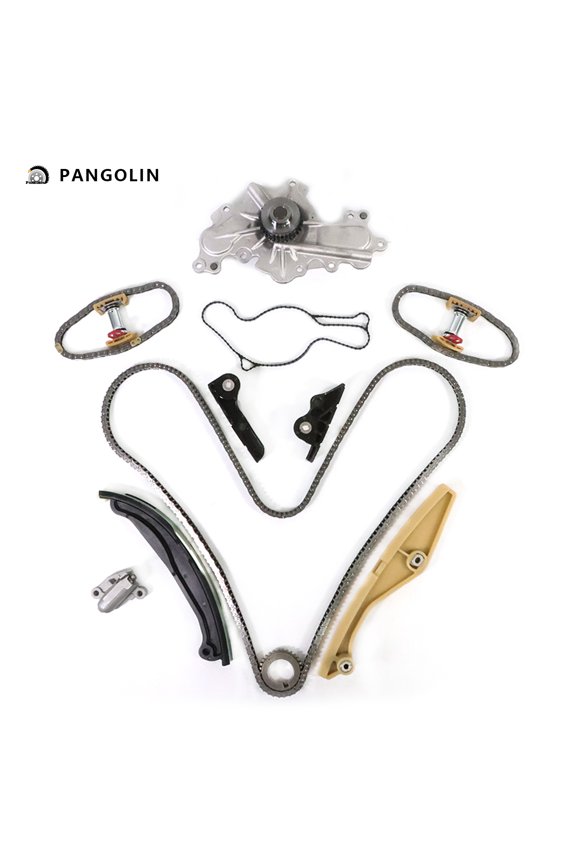 Engine Timing Chain Kit with Water Pump Fit for 2011-2019 Explorer Edge Flex Taurus, 2011-2016 Lincoln MKX MKS MKZ Timing Belt Kit Engine Replace Part OE BL3Z-6268-A, AT4Z-6268-A