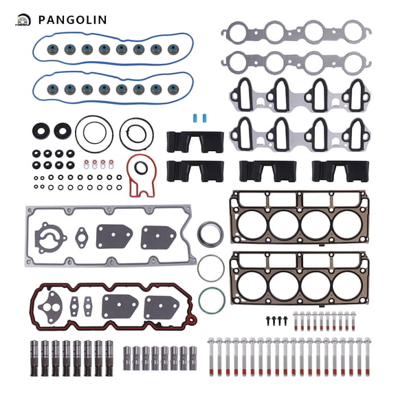 PANGOLIN New 1 Set AFM Lifter Replacement Kit Head Gasket Set, Head Bolts Lifters Guides for GM 5.3