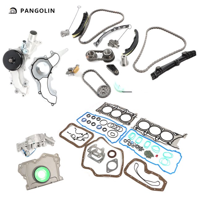 PANGOLIN Timing Chain Kit with Water & Oil Pump 5184498AI Fit for 2011