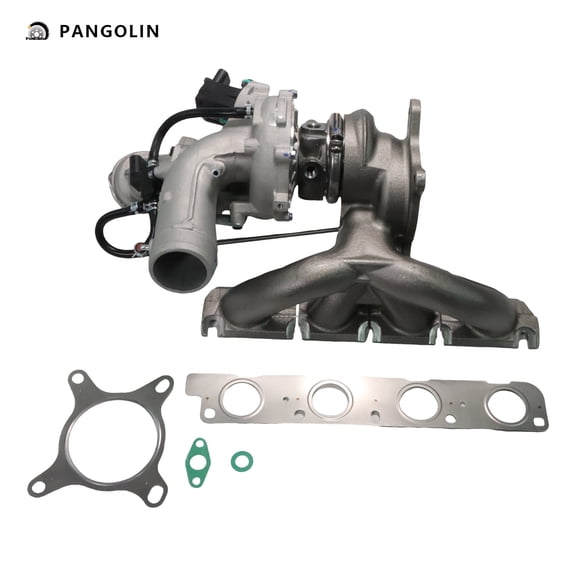 PANGOLIN Turbocharger with Gasket Kit 06J145701T Fit for 2008-2016 Audi A3 Q3 CC, 2008-2016 VW Eos GTI Jetta Passat Turbo Charger Replacement Part OE 14030555-101, 14030555-104