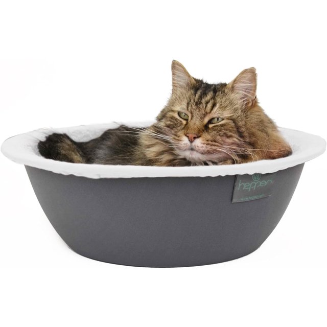 PANGU Cat Nest Washable Cat Bed with Removable Fluffy Fleece Liner