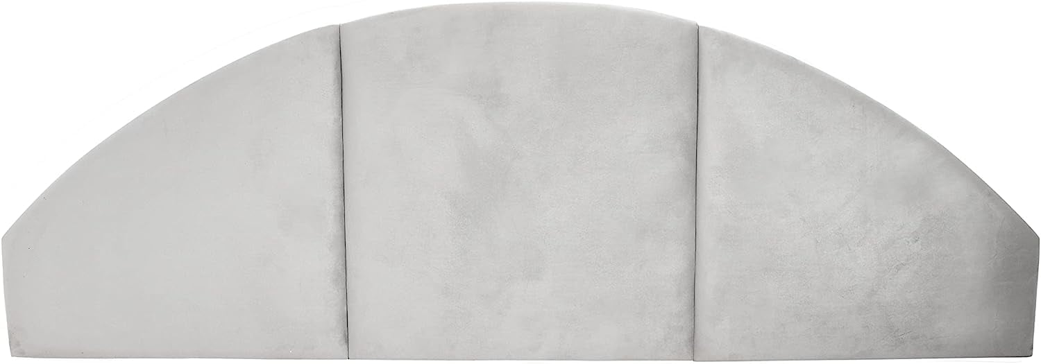 PANGU NoSom Upholstered Velvet Sound Reducing Panel Arched Headboard