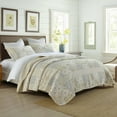 PANGUSHAN 100 Cotton 120"x120" Oversized California King Bedspread
