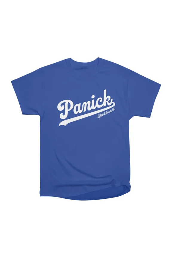 PANICK Entertainment LA Baseball T-Shirt Tee Gift For Him Merch For Her Apparel For Friend