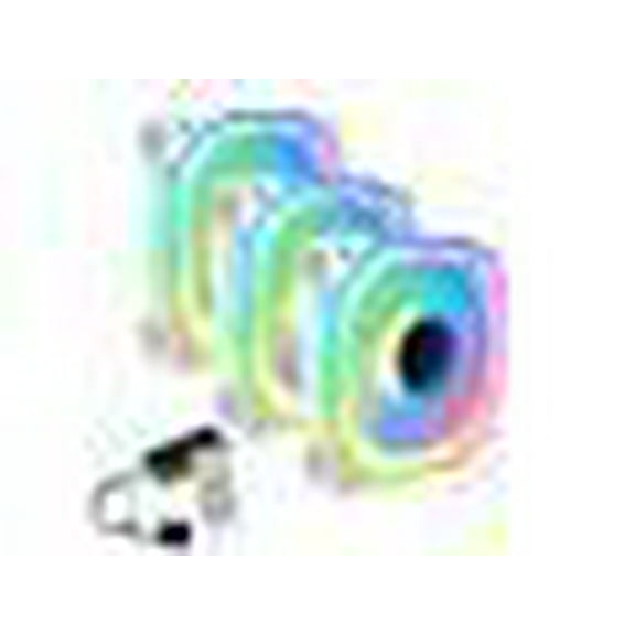 PANO-MOUNTS 120mm RGB Case Fans 12V Infinity Mirror Fan Quiet Gaming PC Computer LED CPU Cooler Chassis Fans With Adjustable Color Controlled By Remote 3-Pack White