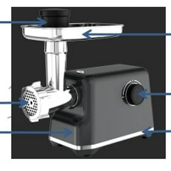 Panti 300W Electric Meat Grinder with 3 Grinding Plates, Sausage Stuffing Tubes, Kebbe Kits, ETL Approve,Heavy Duty for Home Kitchen Use,Black