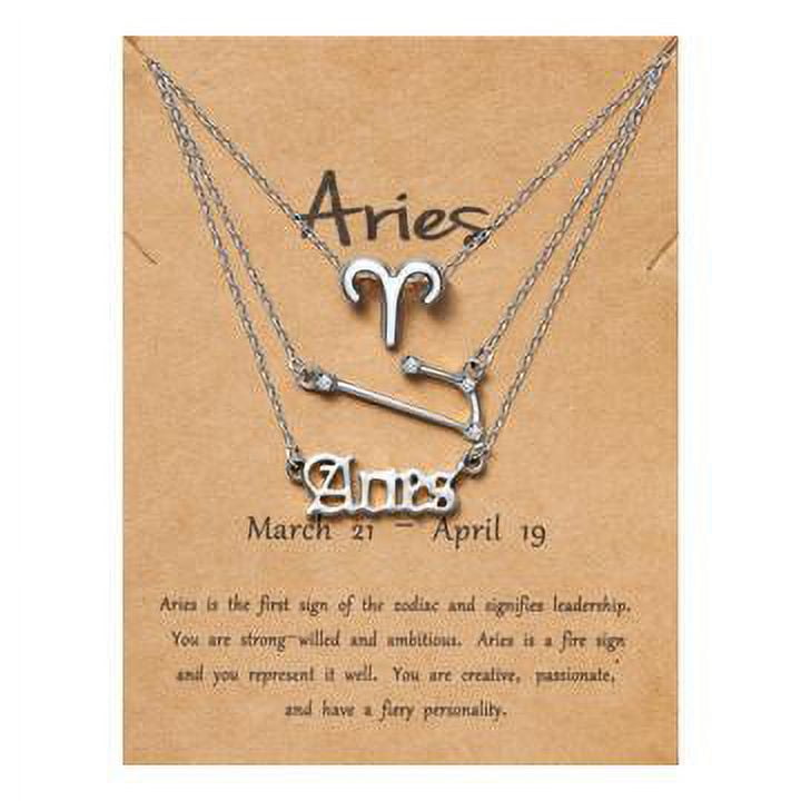 Astrological Sign Gold Layering Necklace Astrological Sign Gold Layering Necklace