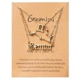 thumbnail image 1 of PANTIDE 3Pcs Gemini Zodiac Layer Necklaces for Women Retro 14K Gold Plated, 1 of 6