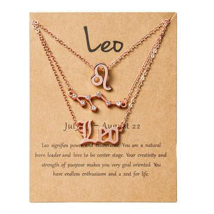 Zodiac 2024 layered necklace