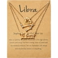 thumbnail image 1 of MALLMALL6 3Pcs Libra Zodiac Layer Necklaces for Women Retro Gold Plated(Gold), 1 of 5
