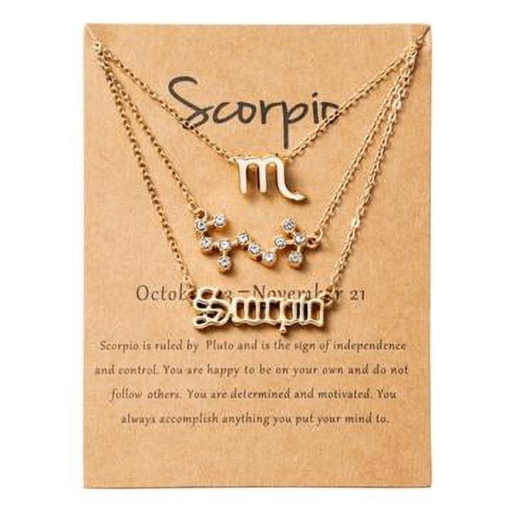 Silver Scorpio Necklace - A Simple and Elegant Way to Show Your Zodiac Sign