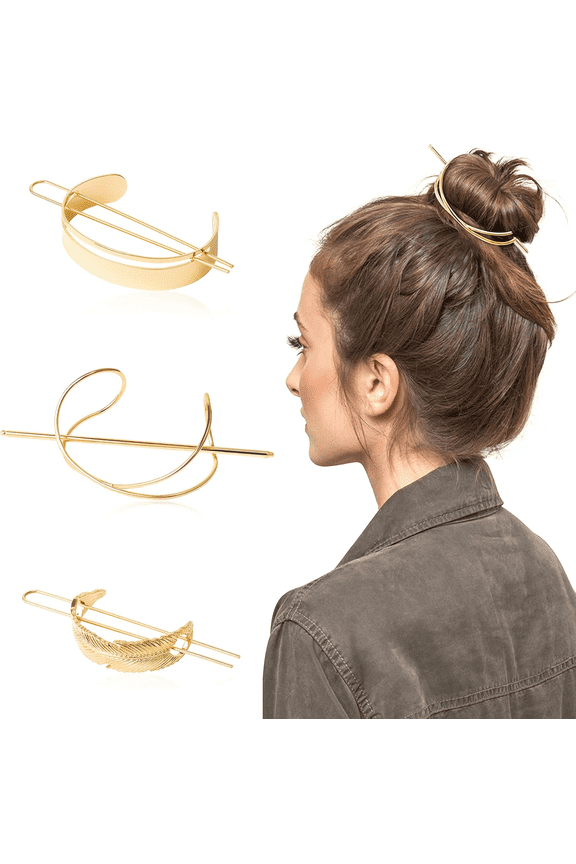 Hair Cuff Bun Cage Kit,Retro Hairpin,3pcs