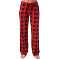 thumbnail image 1 of MLDRA Women Pajama Pants Lightweight Cute Comfy Pj Bottom With Pockets Stretch Plaid Sleepwear,2025 Fall Red, 1 of 6