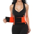 thumbnail image 1 of PANuYIN Waist Trimmer Trainer Belt for Women Men Weight Loss Premium Neoprene Sport Sweat Workout Slimming Body Shaper Sauna Exercise (Orange, M), 1 of 5