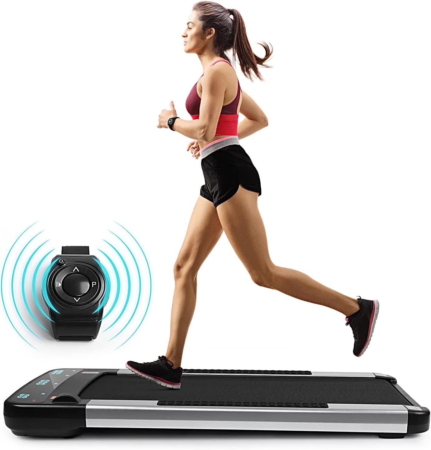 PAOLFOX 300 lb Capacity Treadmill Under Desk Electric Installation Free 12 Preset Programs Walmart