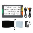 PAOMIAN 4.3inch Portable Video Digital Magnifier 2X?32X Zoom Support AV