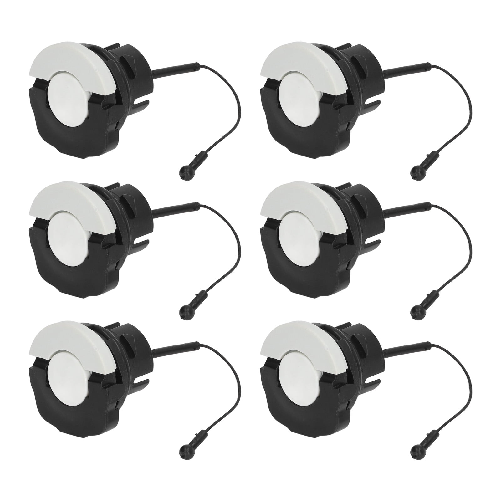 PAOMIAN 6PCS Gas Fuel Cap Replacement ABS Plastic Chainsaw Oil Caps for