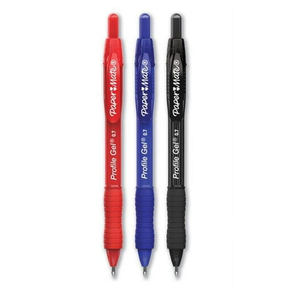 PAP Profile Retractable Gel Pen, 0.7 mm, Blue - Pack of 36