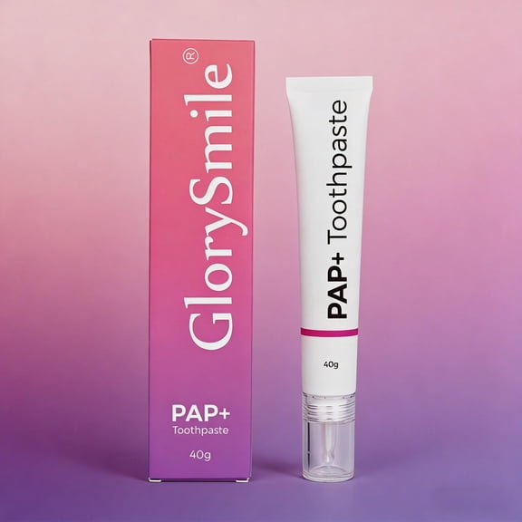 PAP Teeth Whitening Toothpaste, Peroxide & Fluoride-Free, Sensitive Teeth Safe with Anti-Stain Protection, 40g for Daily Use (Mint Flavor)